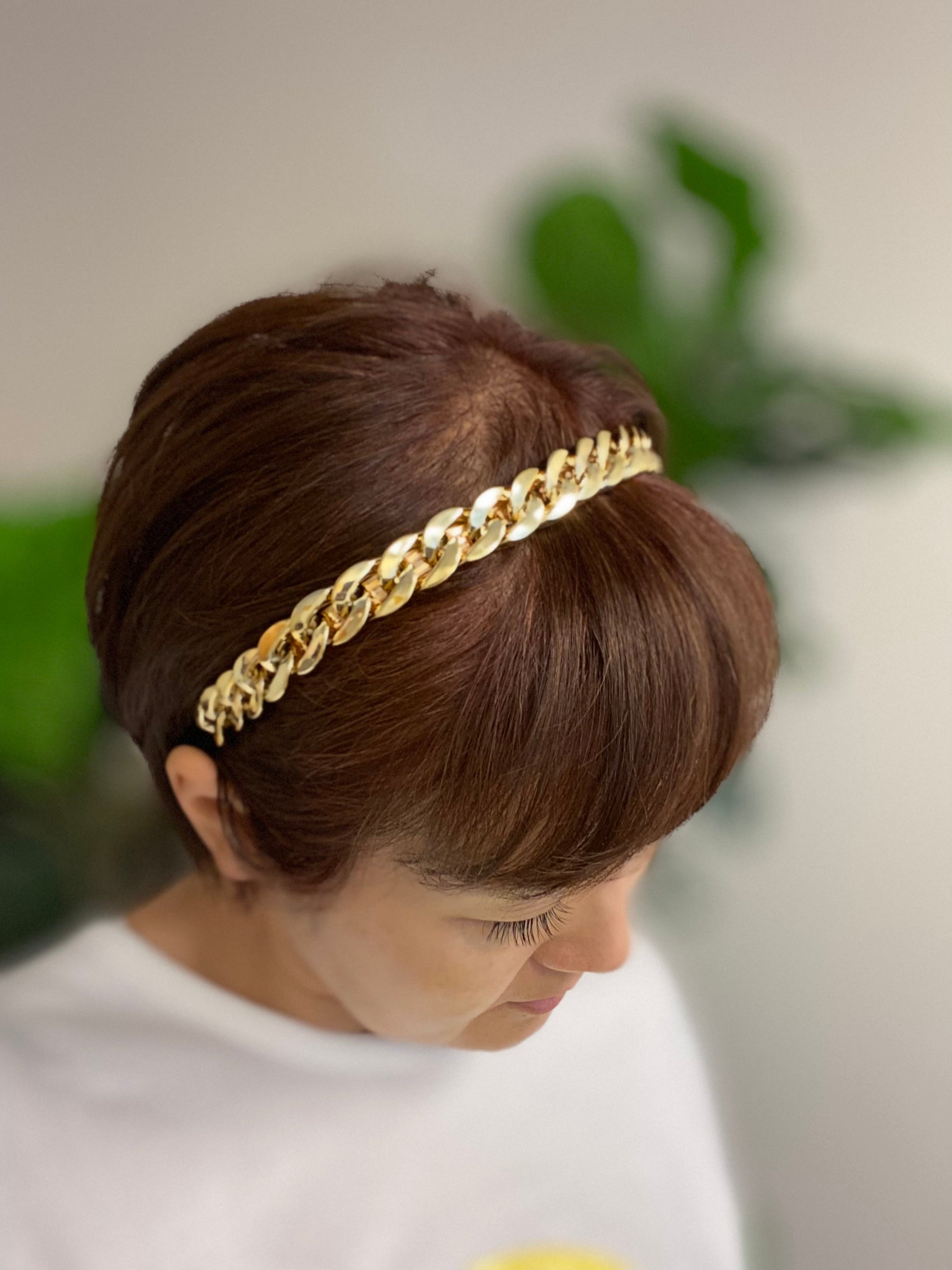 Cuban Chain Headband LadyShow.Store