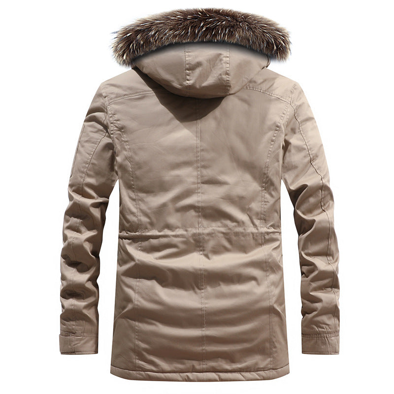 Cotton Men's Mid-length Korean Jacket Winter Plus Down Jacket Best YouTube Store