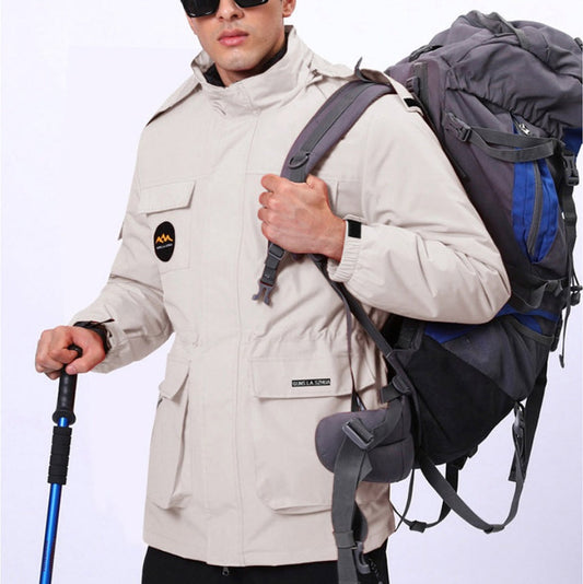 Down Cotton Liner Detachable Three-in-one Shell Jacket Winter Coat Best YouTube Store