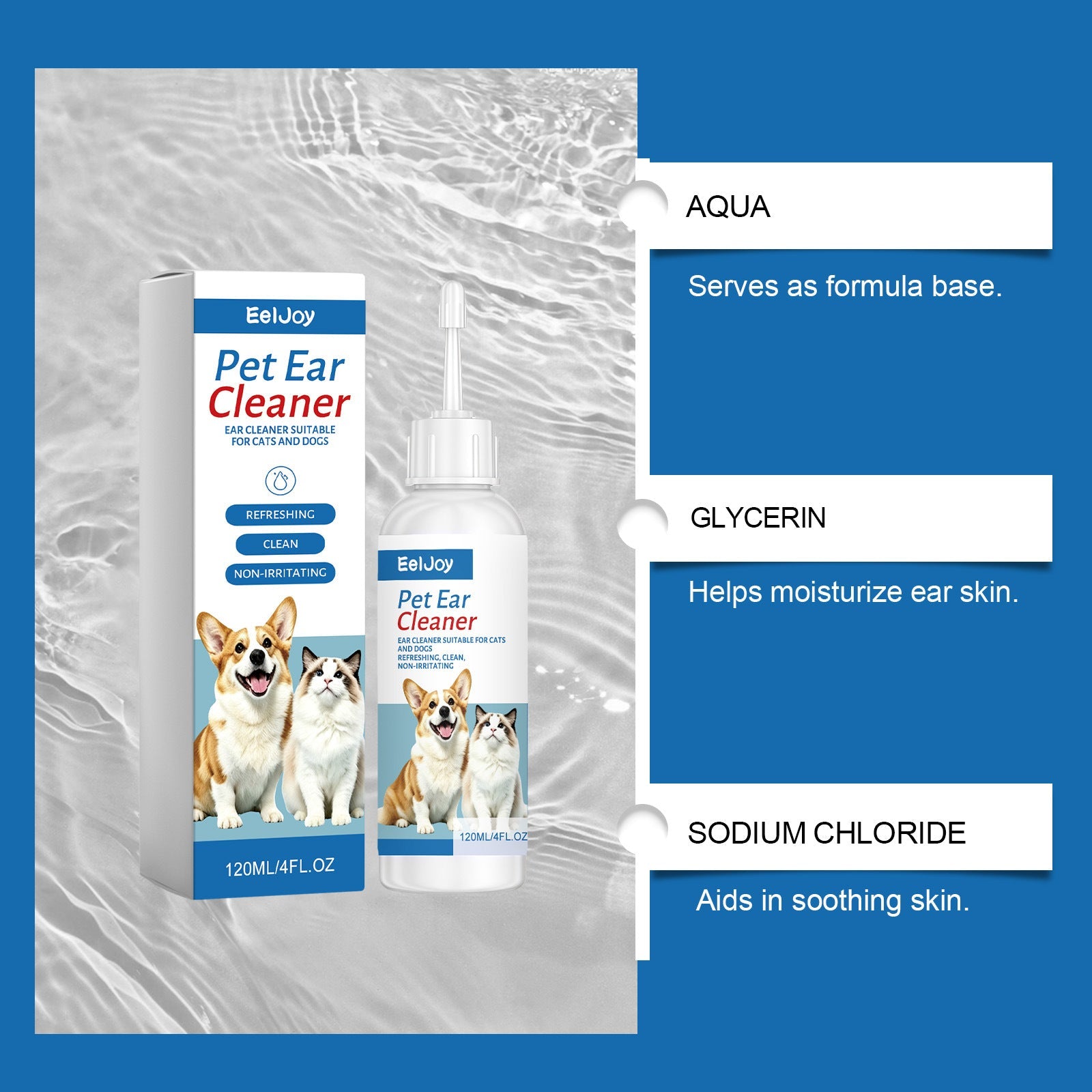 Gentle Ear Cleaner For Pets Pets Fashion
