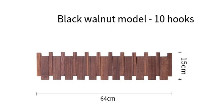 Simplicity Piano Key Wall Coat Rack (One Piece) Best YouTube Store