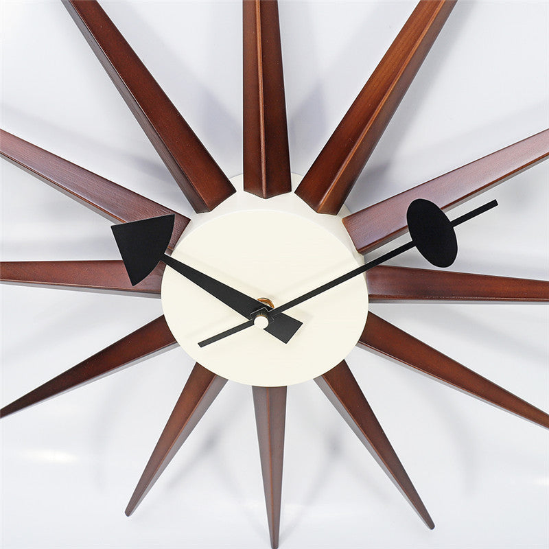 Creative Sun Light Wall Clock PearlNestDecor.com