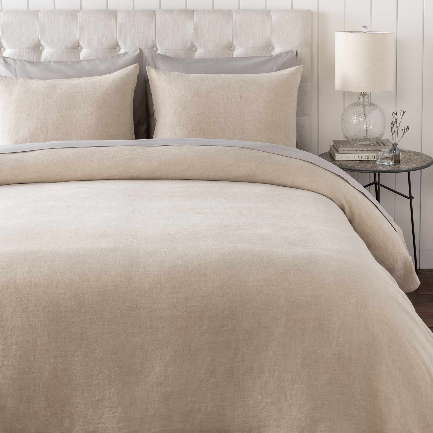 Firhouse Peach Linen Bedding LuxuryLifeWay Online Store