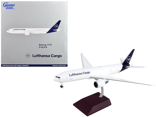 Boeing 777F Commercial Aircraft "Lufthansa Cargo" White with Blue Tail "Gemini 200" Series 1/200 Diecast Model Airplane by GeminiJets LuxuryLifeWay Online Store
