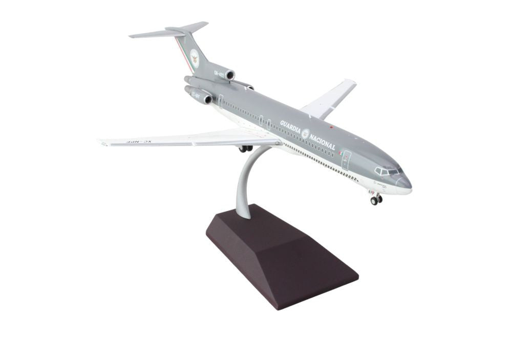 Boeing 727-200 Commercial Aircraft "Guardia Nacional (Mexican National Guard)" (XC-NPF) Gray and White "Gemini 200" Series 1/200 Diecast Model Airplane by GeminiJets LuxuryLifeWay Online Store