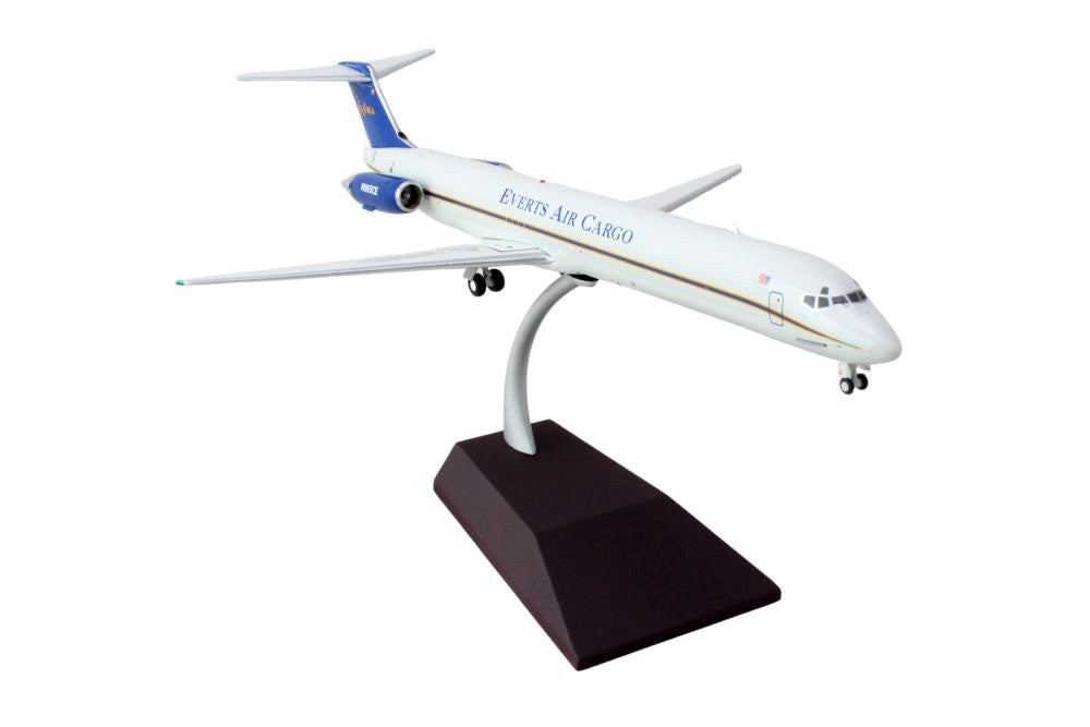 McDonnell Douglas MD-88 Commercial Aircraft "Everts Air Cargo" (N965CE) White with Blue Tail "Gemini 200" Series 1/200 Diecast Model Airplane by GeminiJets LuxuryLifeWay Online Store