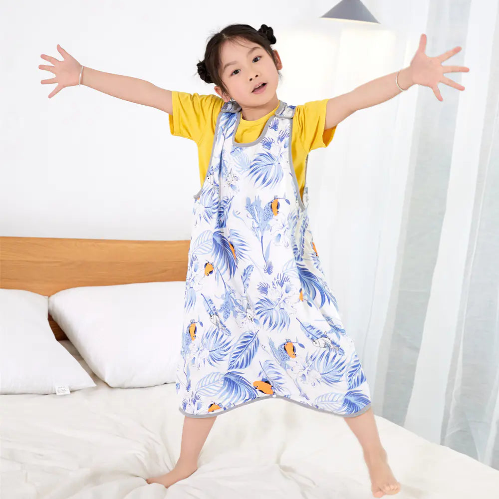 Bamboo Fiber Antibacterial Children's Sleeping Bag Vest Pi-Mart
