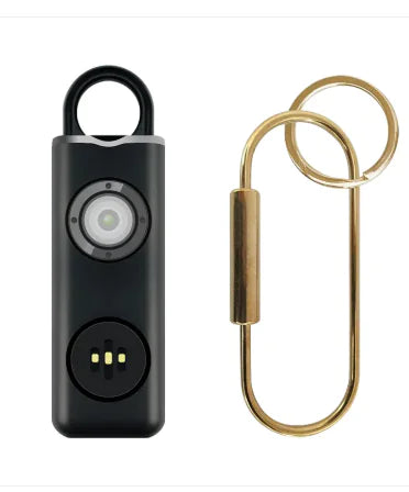 Self Defense Siren Safety Alarm For Women Keychain With SOS LED Light Personal Self Alarm Personal Security Keychain Alarm