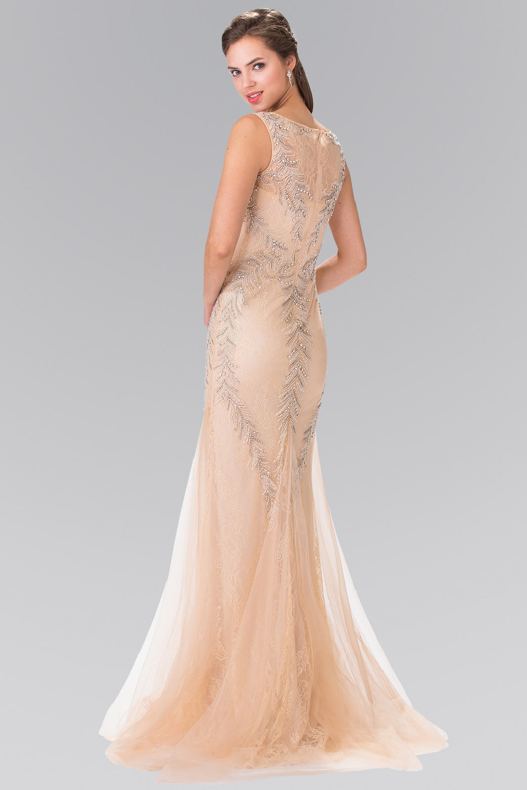 Beaded Lace Mermaid Skirt Dress LuxuryLifeWay Online Store