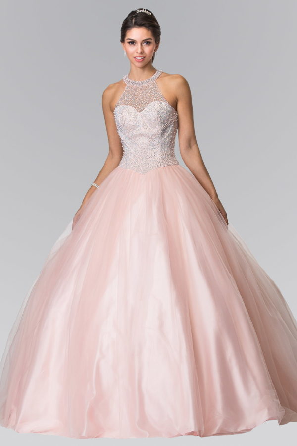 Illusion Sweathearted Tulle Quinceanera Dress LuxuryLifeWay Online Store