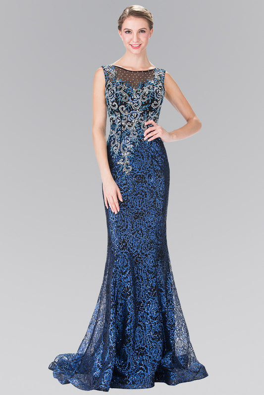 Beads Embroidered Sequin Long Dress LuxuryLifeWay Online Store