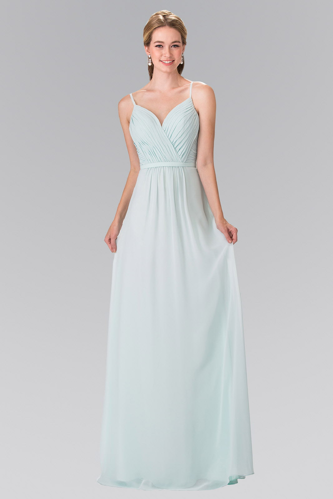 Sweetheart Spaghetti Strap Long Chiffon Dress LuxuryLifeWay Online Store