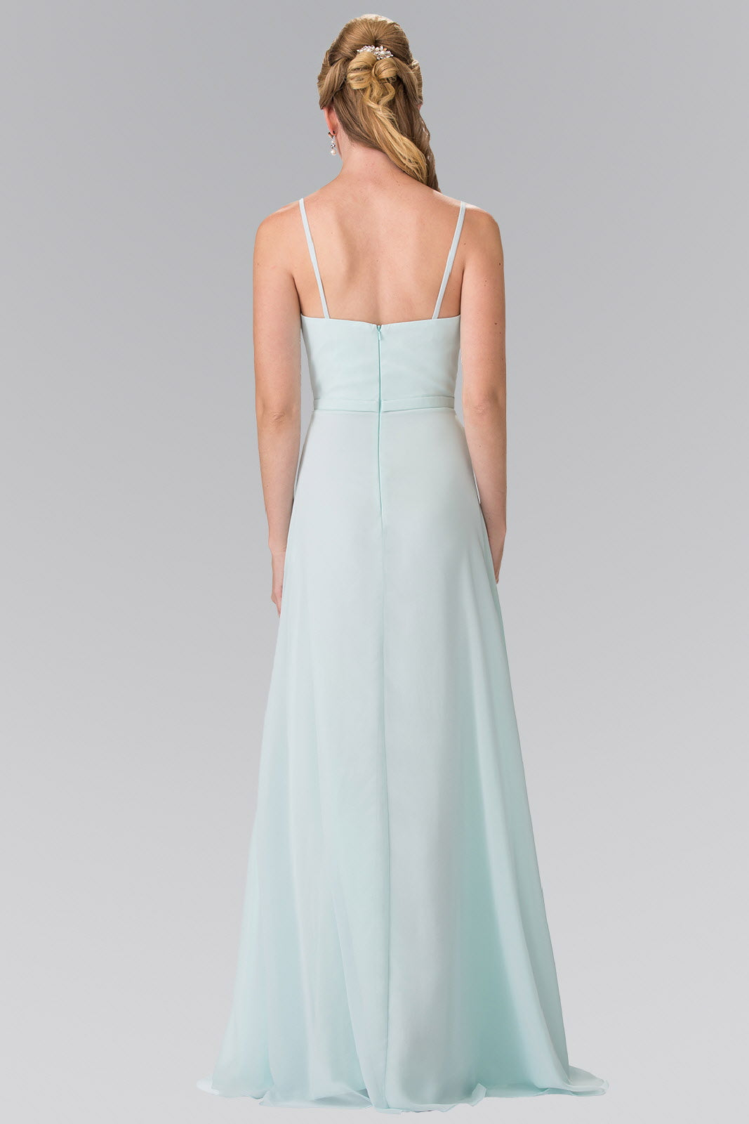 Sweetheart Spaghetti Strap Long Chiffon Dress LuxuryLifeWay Online Store
