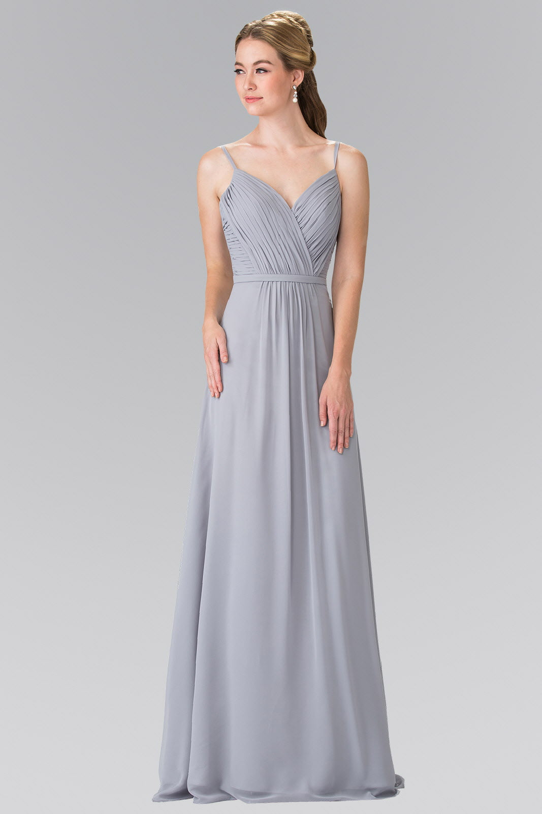 Sweetheart Spaghetti Strap Long Chiffon Dress LuxuryLifeWay Online Store