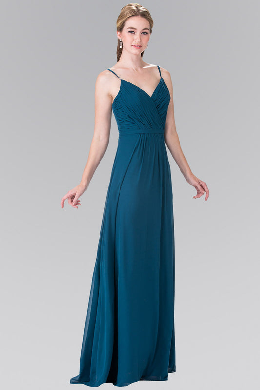 Sweetheart Spaghetti Strap Long Chiffon Dress LuxuryLifeWay Online Store