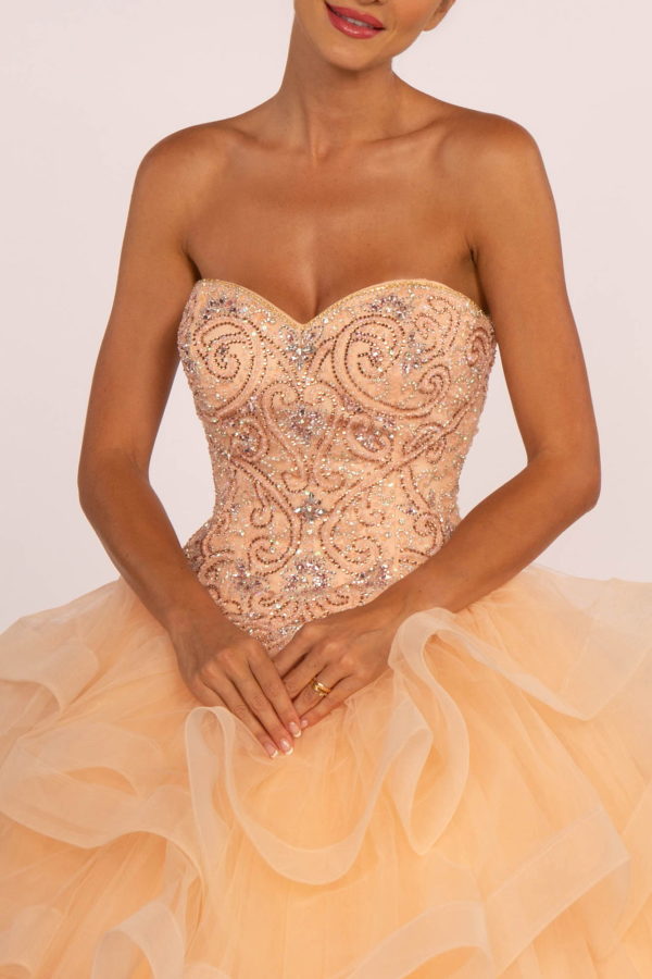 Rhinestone Embellished Sweetheart Ball Gow LuxuryLifeWay Online Store