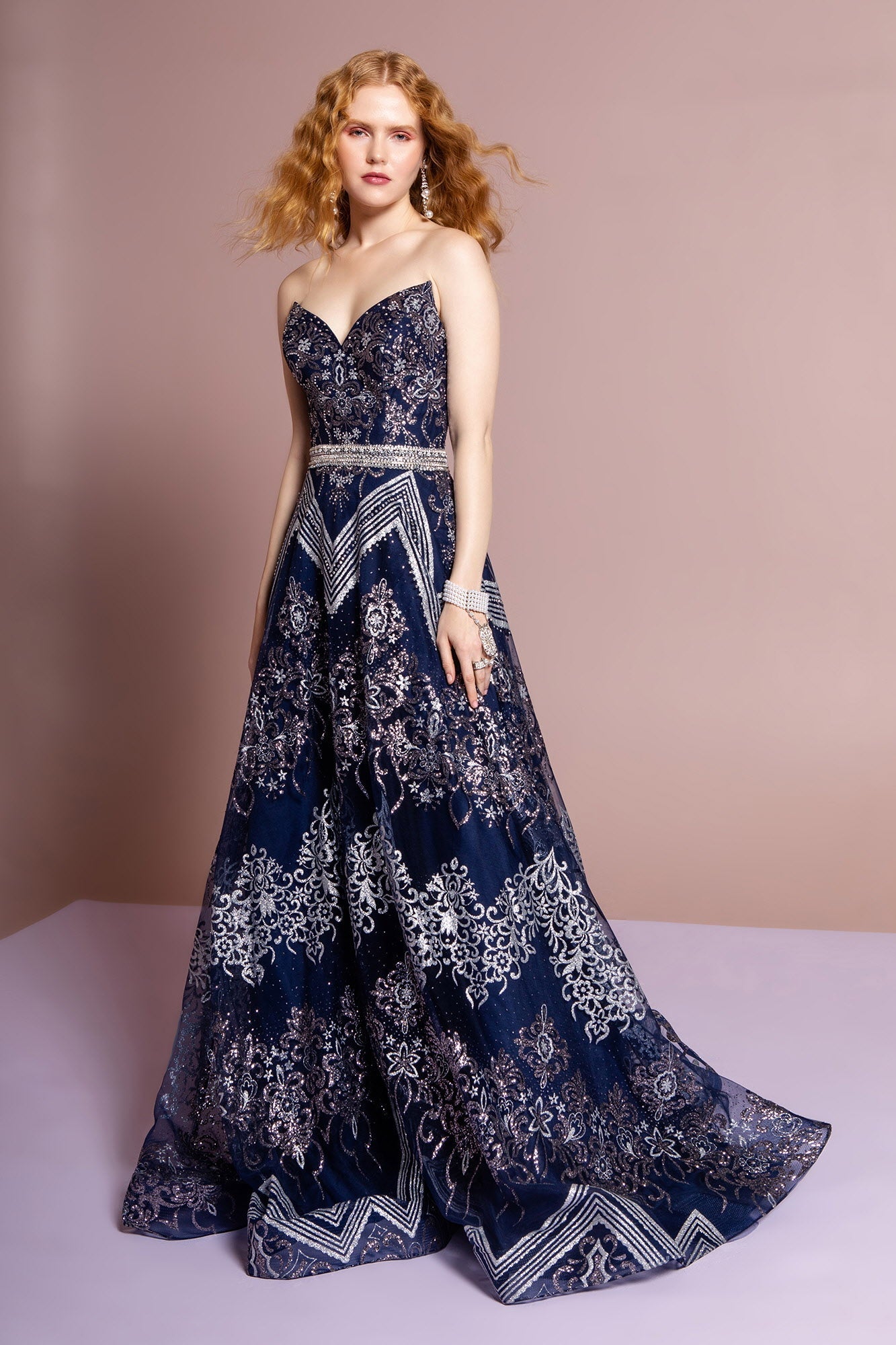 Sweethearted Glitter Mesh A-Line Dress LuxuryLifeWay Online Store