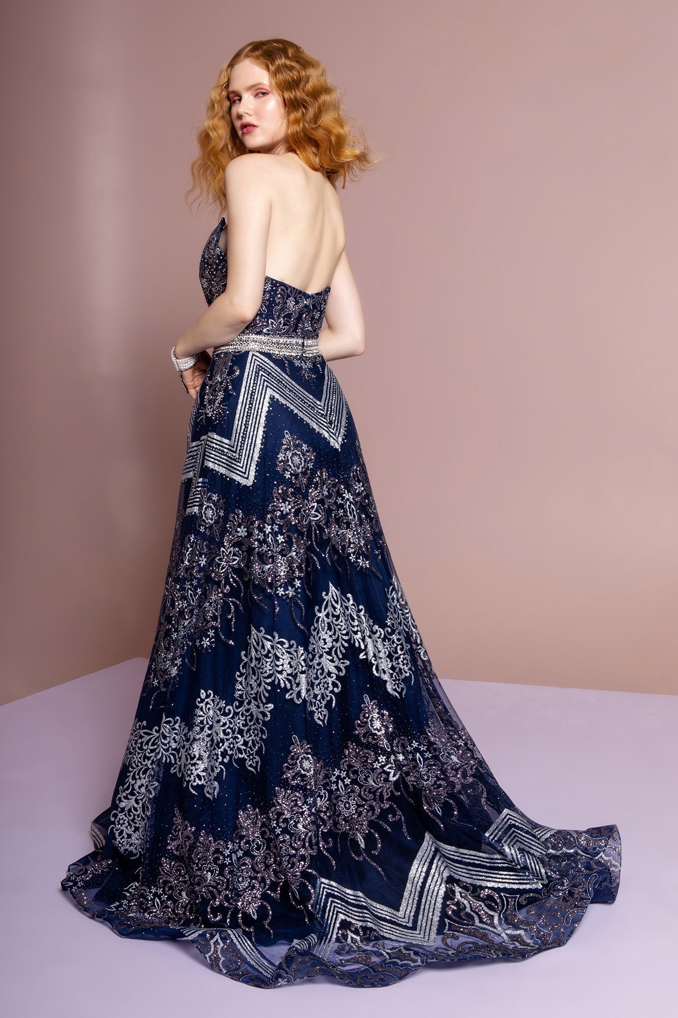 Sweethearted Glitter Mesh A-Line Dress LuxuryLifeWay Online Store