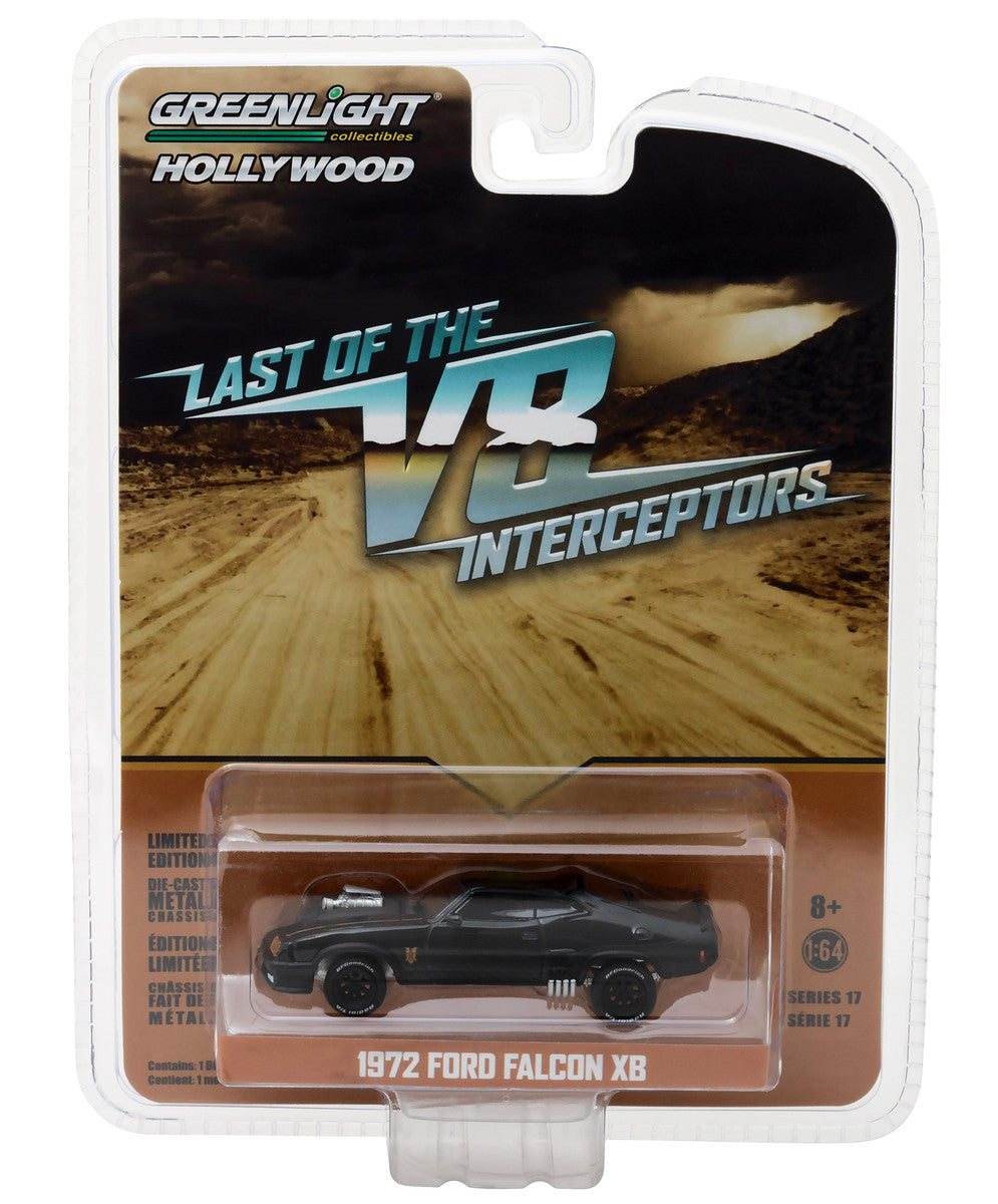 1973 Ford Falcon XB Black "Last of the V8 Interceptors" (1979) Movie "Hollywood Series" Release 17 1/64 Diecast Model Car by Greenlight LuxuryLifeWay Online Store