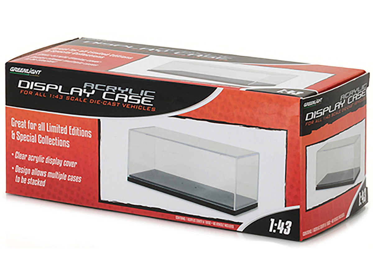 Acrylic Display Show Case with Plastic Base for 1/43 Scale Model Cars by Greenlight LuxuryLifeWay Online Store