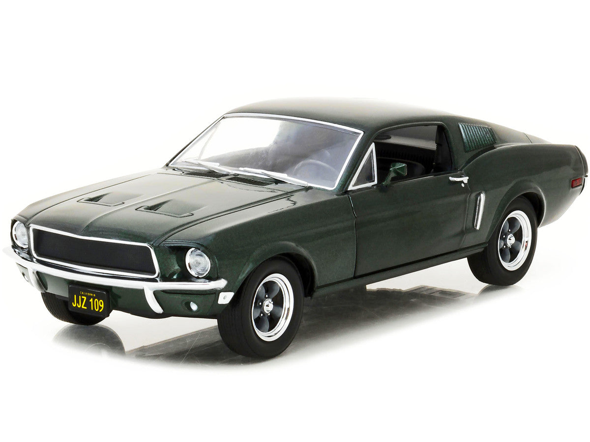 1968 Ford Mustang GT Fastback Highland Green Metallic 1/24 Diecast Model Car by Greenlight LuxuryLifeWay Online Store