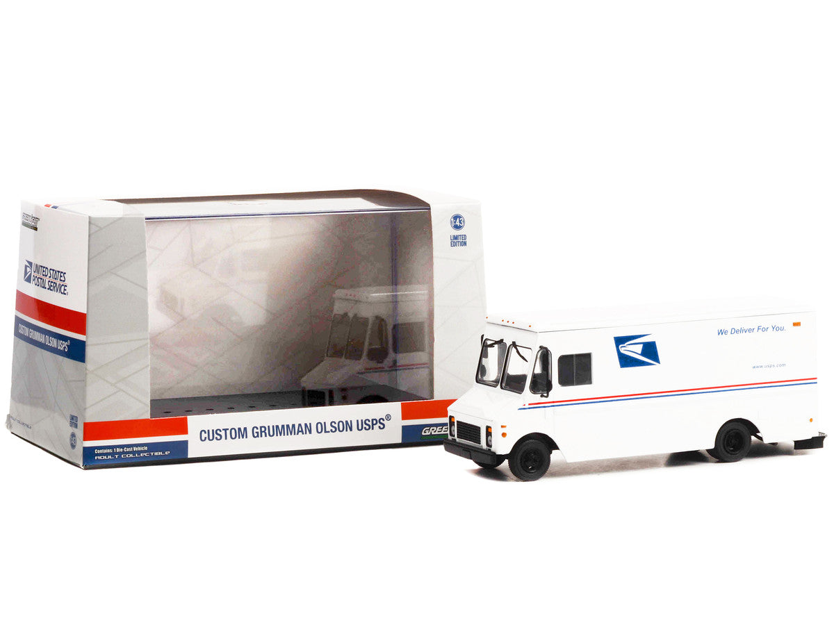 Grumman Olson Custom Delivery Truck White USPS "United States Postal Service" 1/43 Diecast Model by Greenlight LuxuryLifeWay Online Store