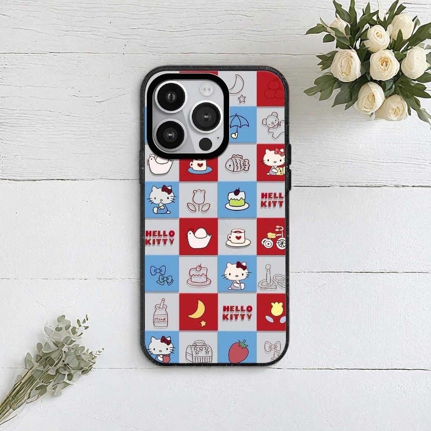 Kawaii Kitty Charm Phone Case for iPhone 16 15 14 13 12 Pro Max LuxuryLifeWay Online Store
