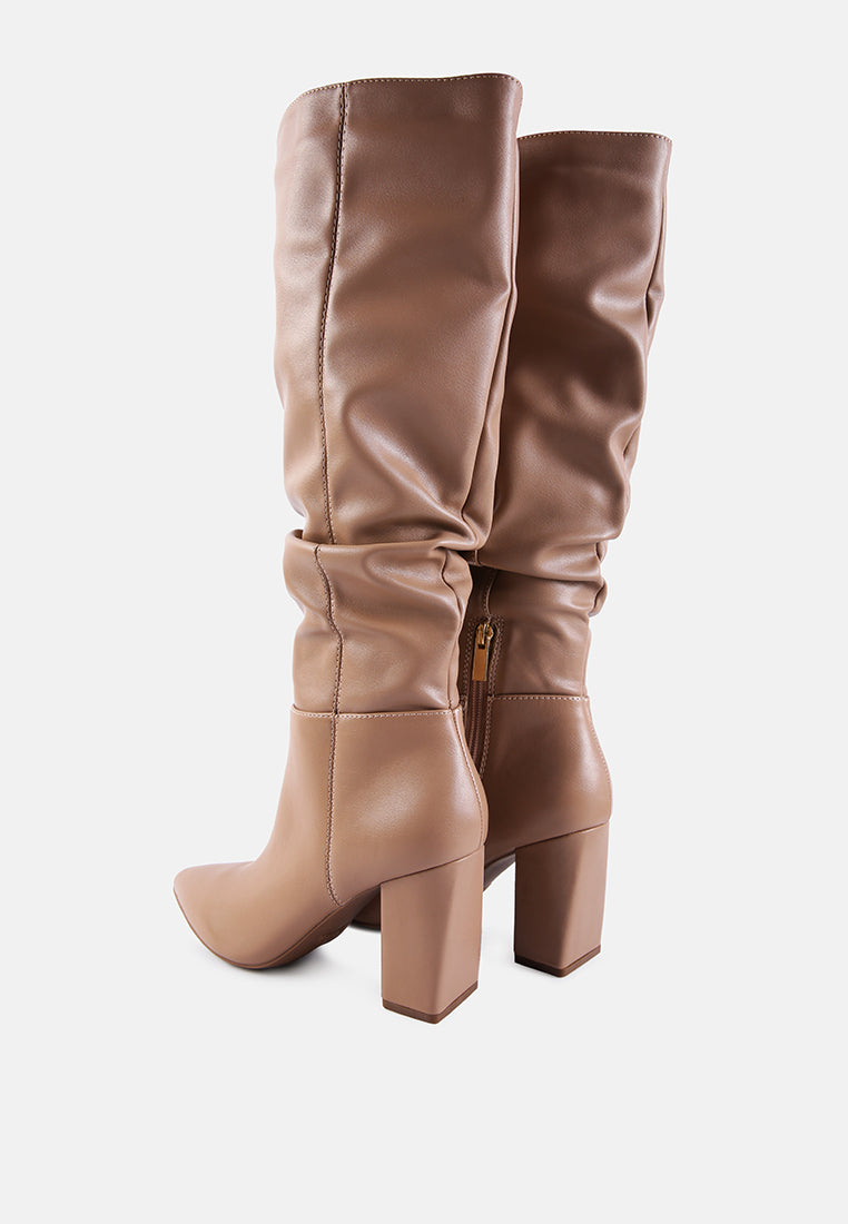 Hanoi Knee High Slouch Boots LuxuryLifeWay Online Store