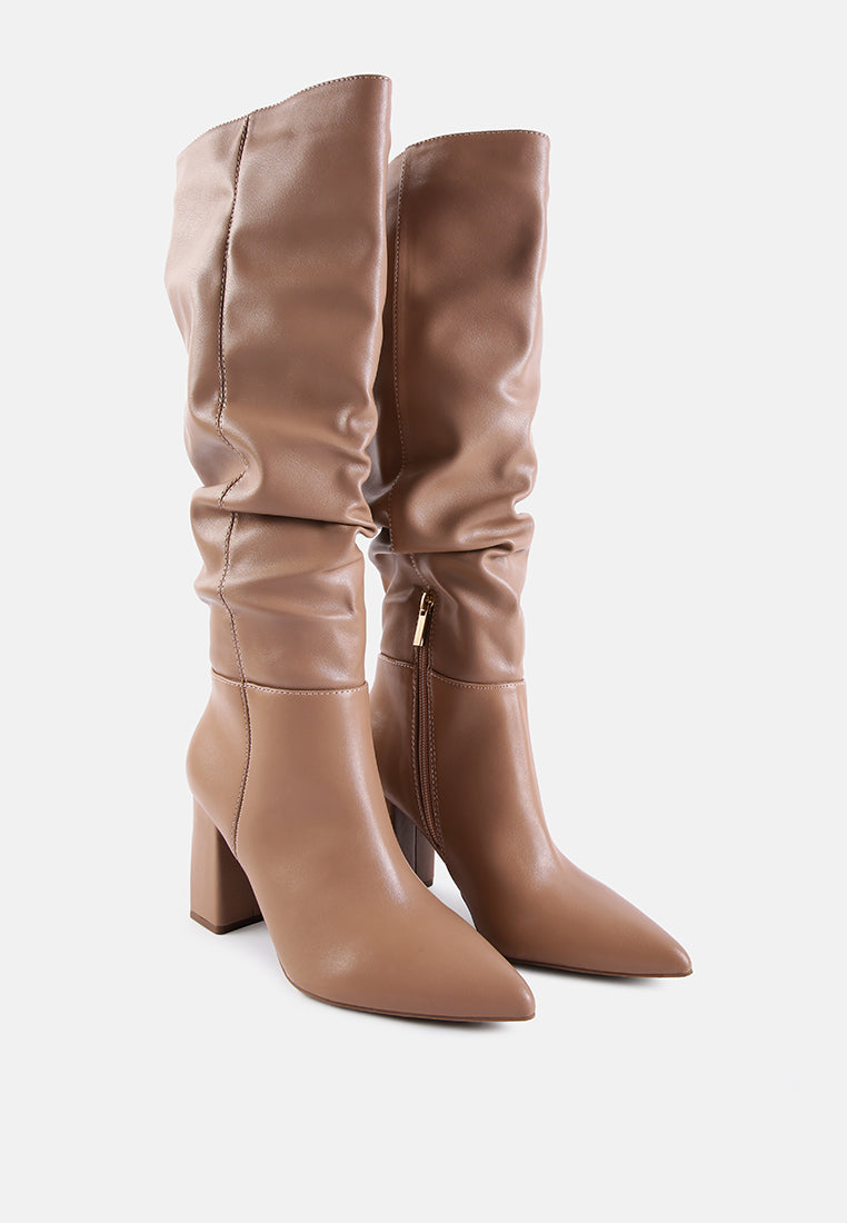 Hanoi Knee High Slouch Boots LuxuryLifeWay Online Store