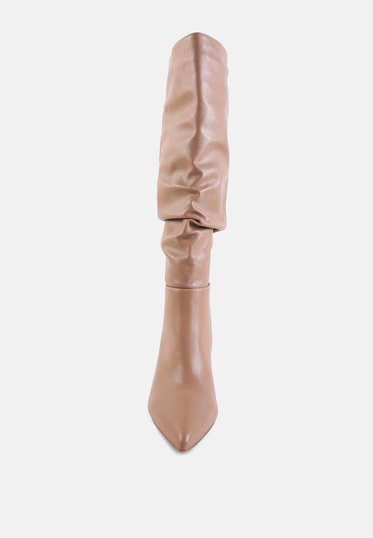 Hanoi Knee High Slouch Boots LuxuryLifeWay Online Store