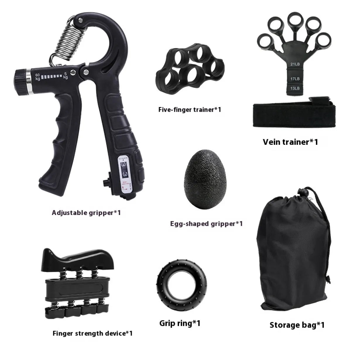 Adjustable Spring Grip for Men & Women