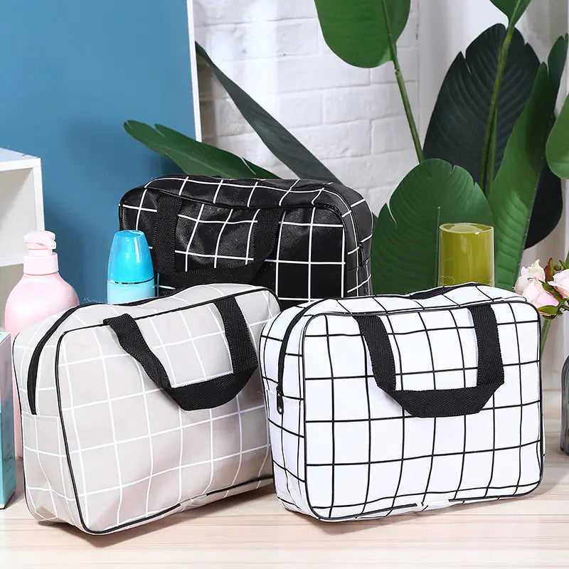 Travel Cosmetic Bag for Daily Essentials and Toiletries