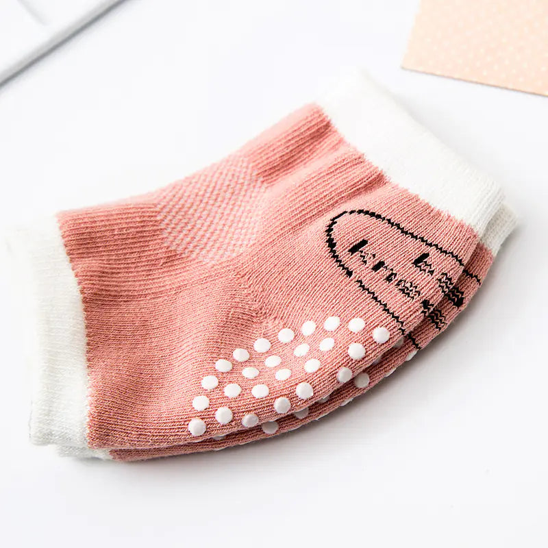 Breathable Cotton Baby Knee Pads and Elbow Socks Set Pi-Mart