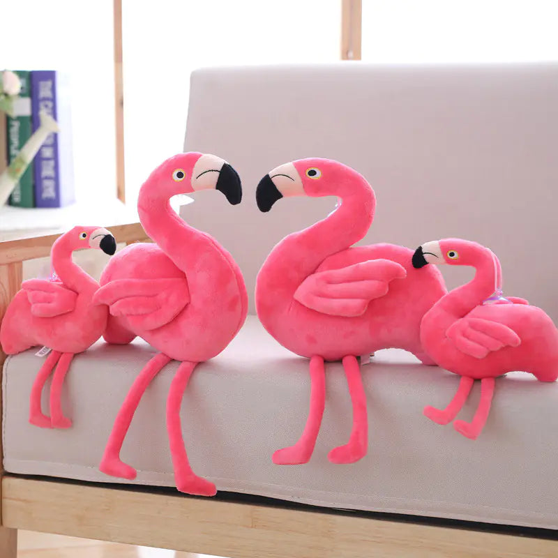 Flamingo Plush Pillow and Toy Collection
