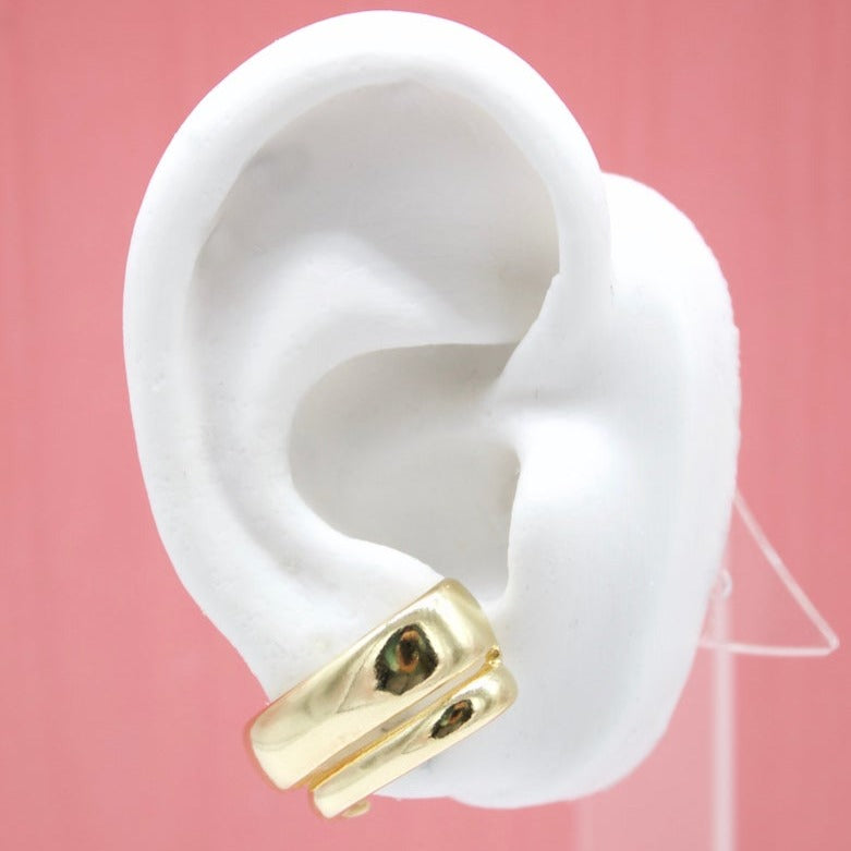 Gold Filled Modern Thick Cuff Earring LuxuryLifeWay Online Store