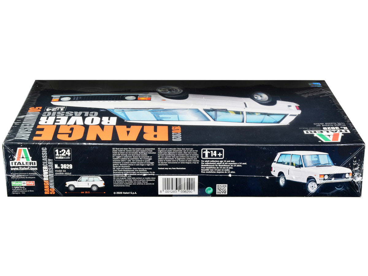 Skill 3 Model Kit Land Rover Range Rover Classic 50th Anniversary 1/24 Scale Model by Italeri LuxuryLifeWay Online Store