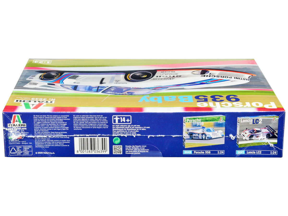 Skill 3 Model Kit Porsche 935 Baby 1/24 Scale Model by Italeri LuxuryLifeWay Online Store