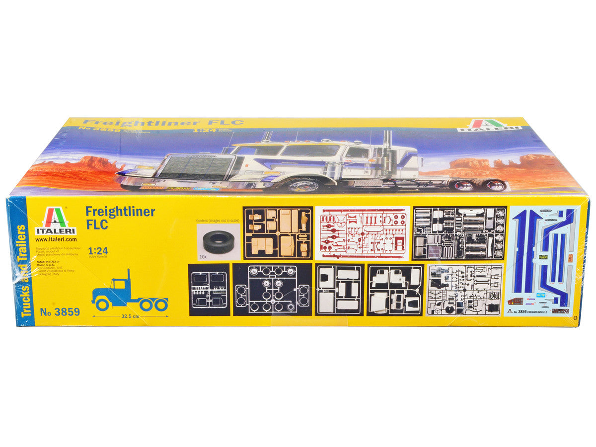 Skill 4 Model Kit Freightliner FLC Truck Tractor 1/24 Scale Model by Italeri LuxuryLifeWay Online Store