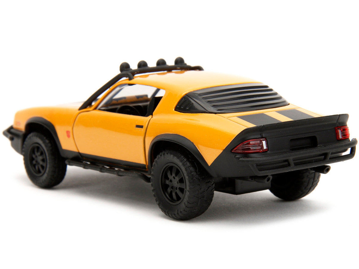 1977 Chevrolet Camaro Off-Road Version Yellow Metallic with Black Stripes "Transformers: Rise of the Beasts" (2023) Movie "Hollywood Rides" Series 1/32 Diecast Model Car by Jada LuxuryLifeWay Online Store