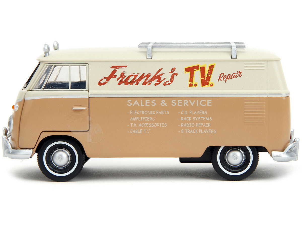 Volkswagen Bus "WheelJack" Tan and Beige "Frank's TV Repair" "Transformers: Rise of the Beasts" (2023) Movie "Hollywood Rides" Series 1/32 Diecast Model Car by Jada LuxuryLifeWay Online Store