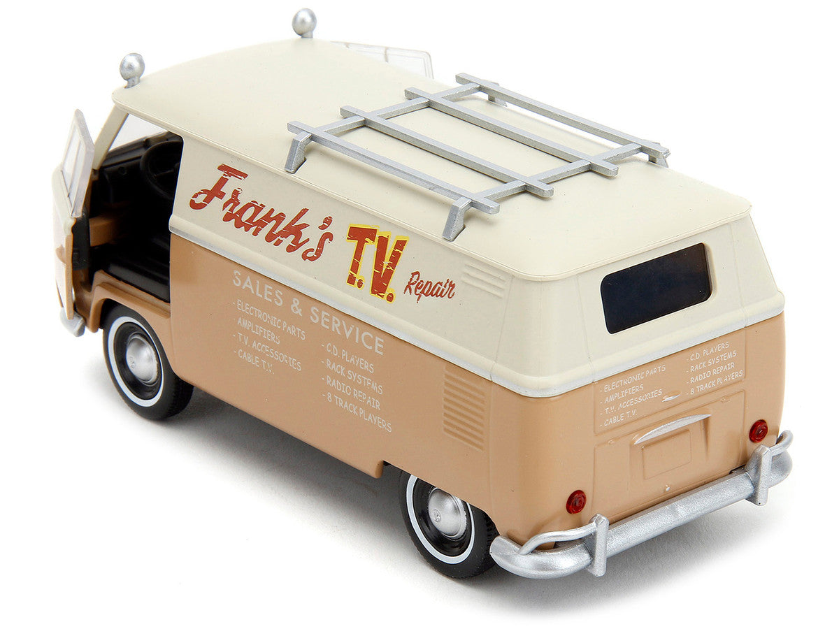 Volkswagen Bus "WheelJack" Tan and Beige "Frank's TV Repair" "Transformers: Rise of the Beasts" (2023) Movie "Hollywood Rides" Series 1/32 Diecast Model Car by Jada LuxuryLifeWay Online Store