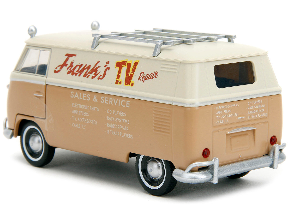 Volkswagen Bus "WheelJack" Tan and Beige "Frank's TV Repair" "Transformers: Rise of the Beasts" (2023) Movie "Hollywood Rides" Series 1/32 Diecast Model Car by Jada LuxuryLifeWay Online Store