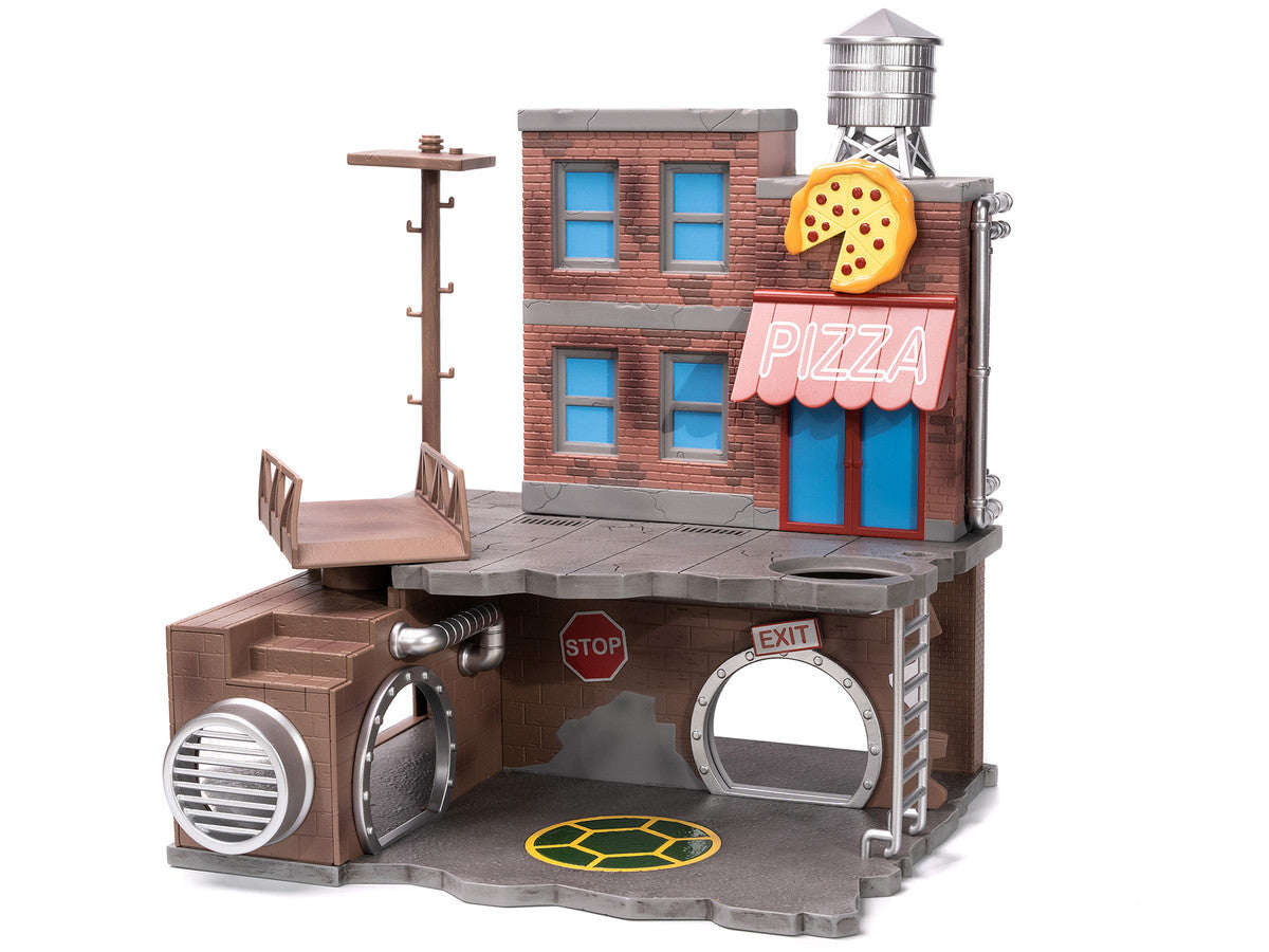 "Teenage Mutant Ninja Turtles" Turtle Lair Diorama Set with Figures and Party Wagon "Nano Scene" Series Model by Jada LuxuryLifeWay Online Store