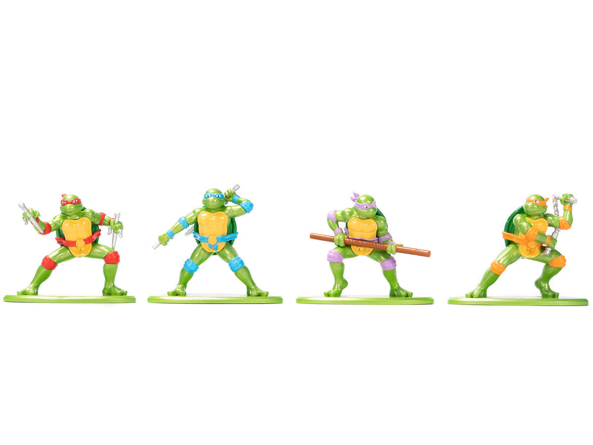 "Teenage Mutant Ninja Turtles" Turtle Lair Diorama Set with Figures and Party Wagon "Nano Scene" Series Model by Jada LuxuryLifeWay Online Store