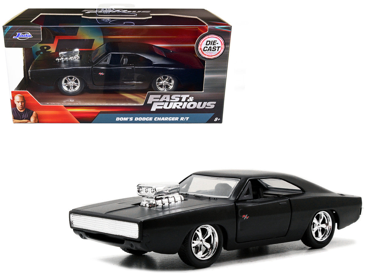 Dom's Dodge Charger R/T Matt Black "Fast & Furious" Movie 1/32 Diecast Model Car by Jada LuxuryLifeWay Online Store