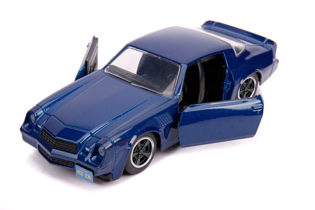 Billy's Chevrolet Camaro Z28 Metallic Dark Blue "Stranger Things" (2016) TV Series "Hollywood Rides" 1/32 Diecast Model Car by Jada LuxuryLifeWay Online Store