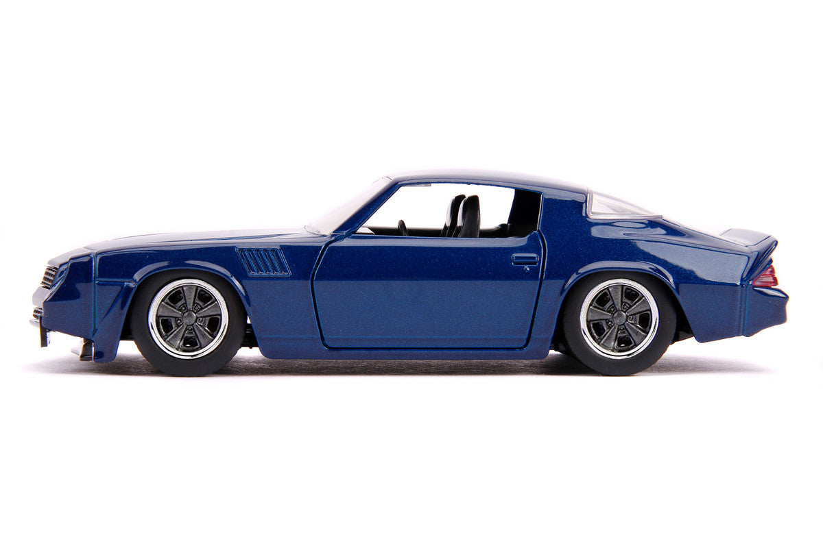 Billy's Chevrolet Camaro Z28 Metallic Dark Blue "Stranger Things" (2016) TV Series "Hollywood Rides" 1/32 Diecast Model Car by Jada LuxuryLifeWay Online Store