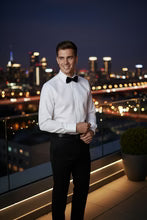 "Jamison" White Twill Spread Collar Dress Shirt LuxuryLifeWay Online Store