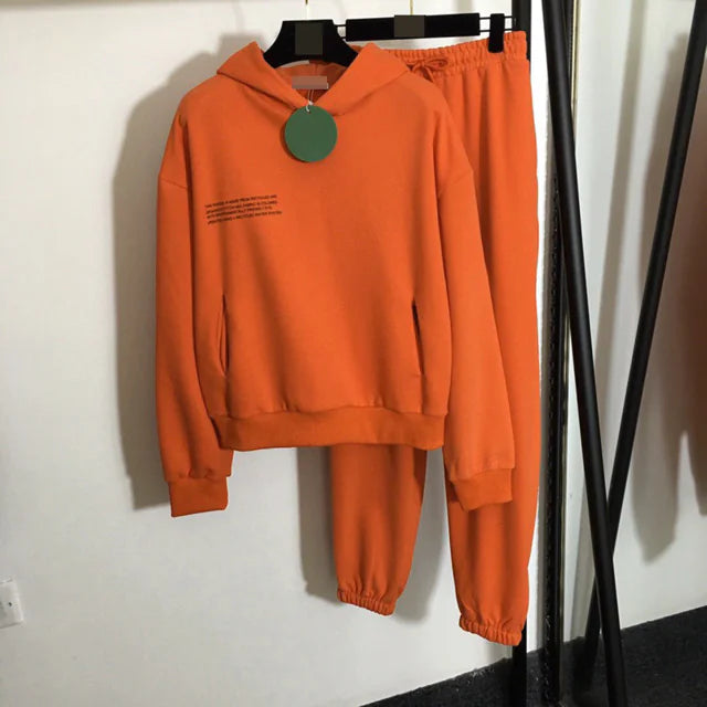 Cotton Hooded Sweatshirts and Track Pants Joggers