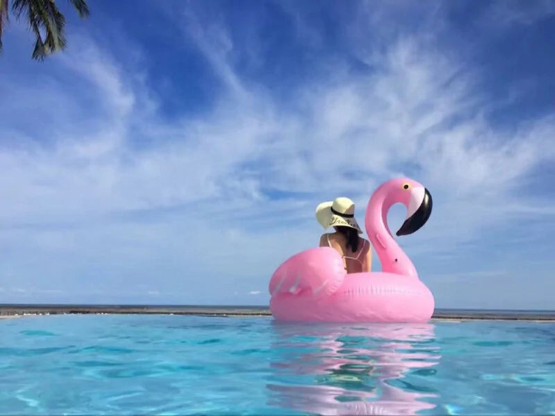 Giant Inflatable Flamingo and Unicorn Pool Floats